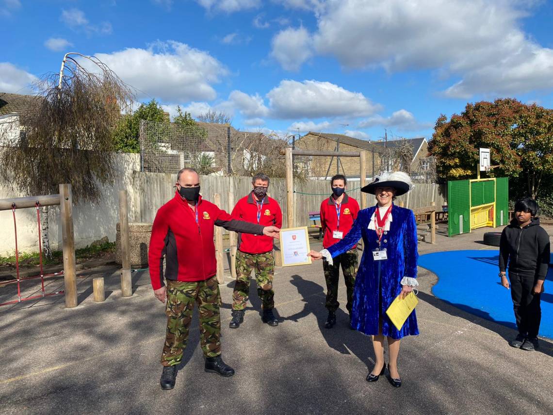 Challenger Troop - winner High Sheriff of Kent Award