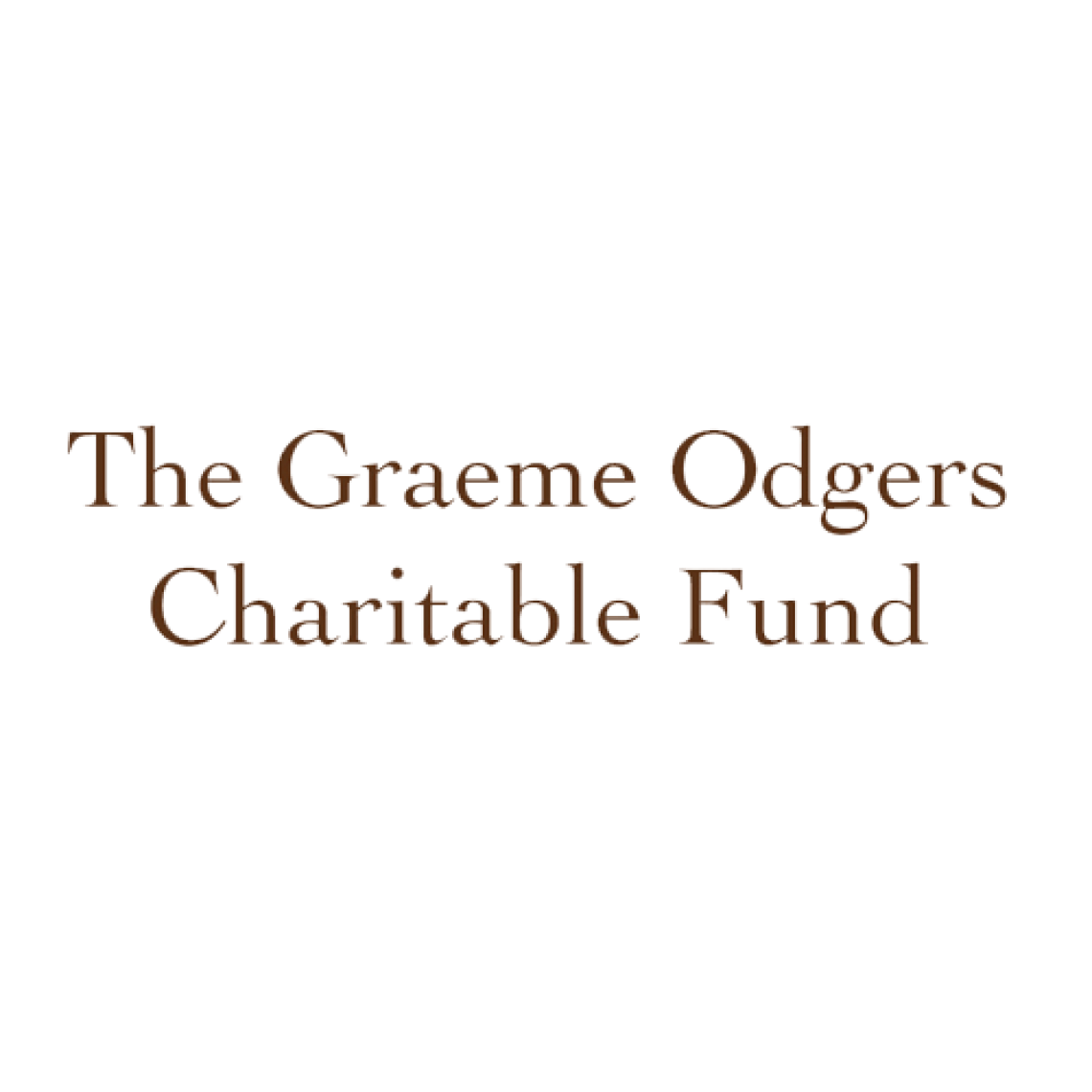 The Graeme Odgers Foundation