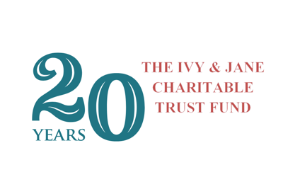 20 years and Ivy and Jane logo