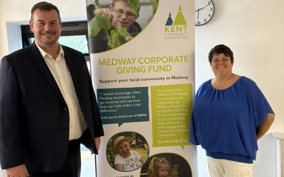 Bruce with charity at Medway event