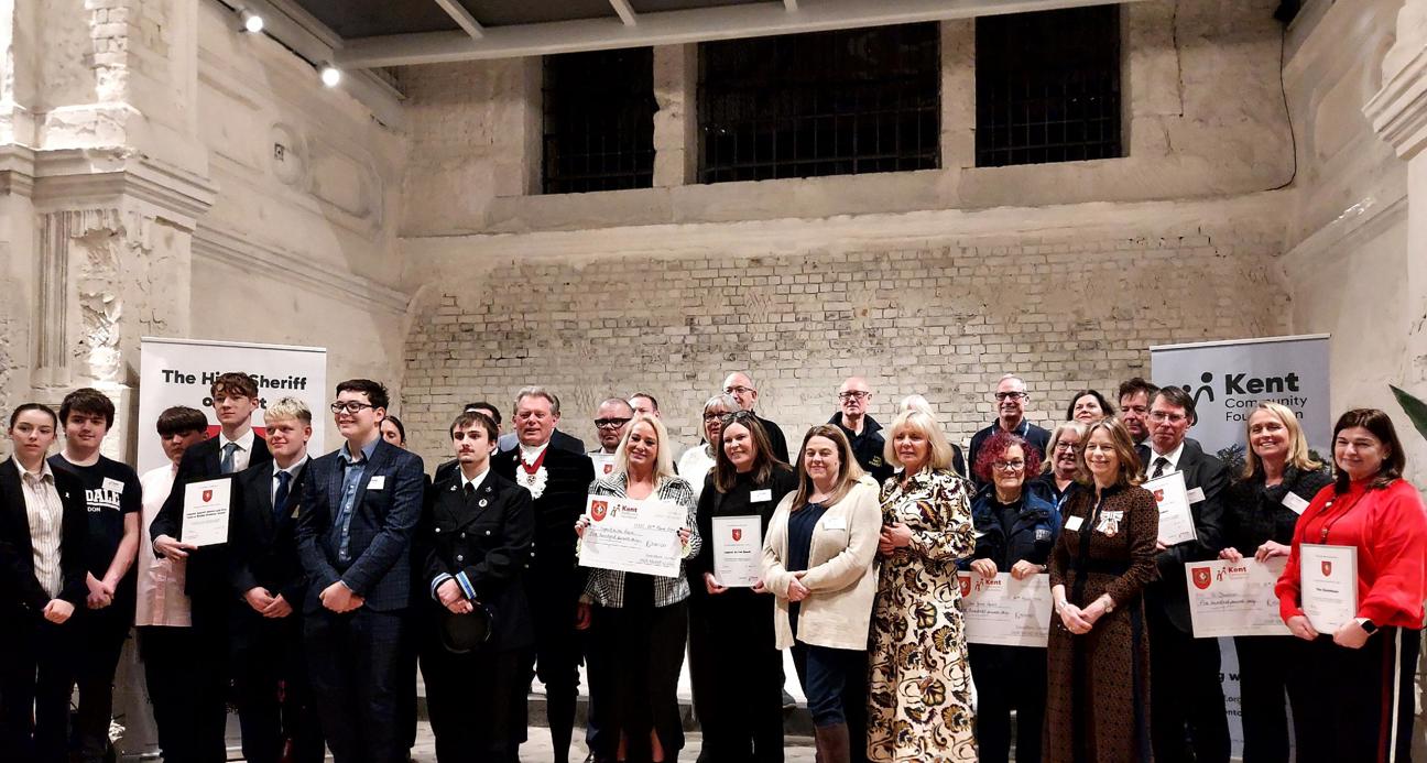 The High Sheriff of Kent Award winners