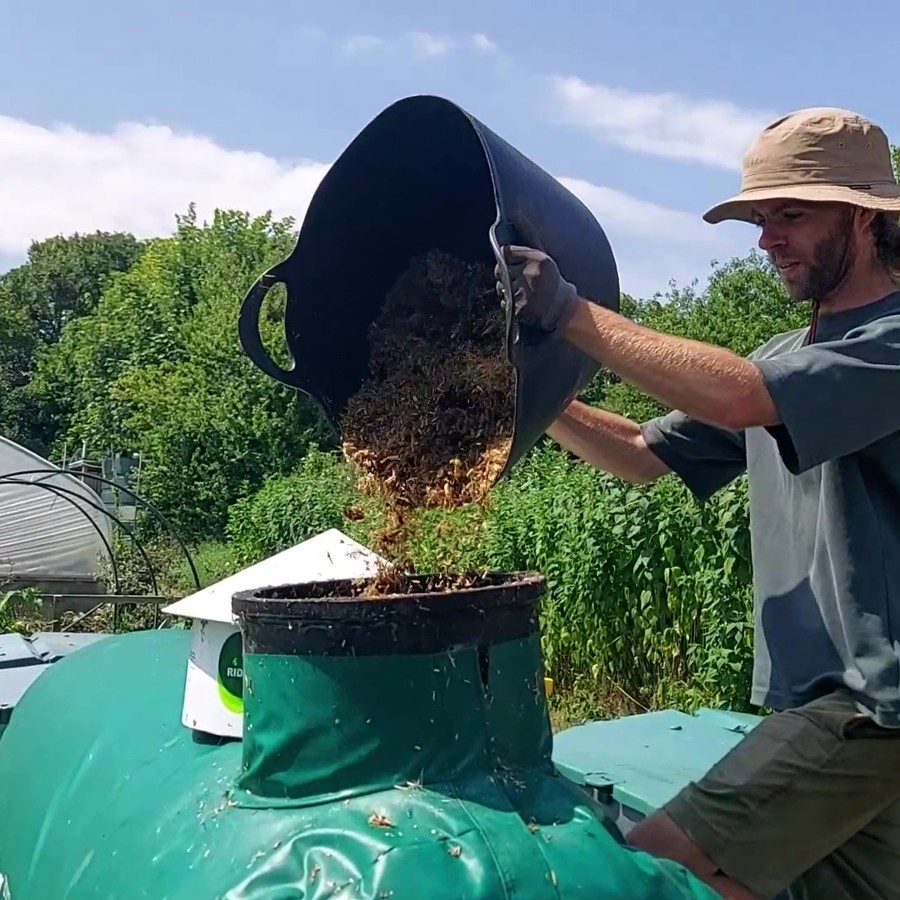 Windmill Community Garden - compost machine