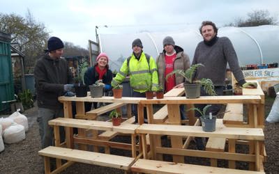 Circular Margate - members making furniture